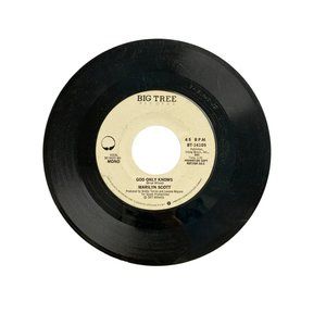 Vintage 7” 45 RPM vinyl record Marilyn Scott God only knows